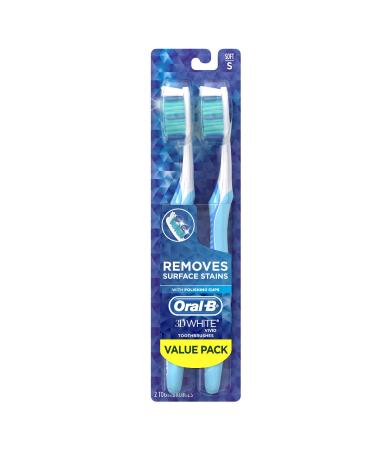 Oral-B 3D White Vivid Toothbrush Soft 2 Pack