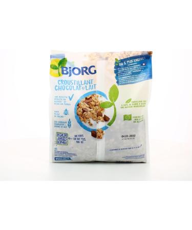  G n rique BJORG - Bjorg Crispy Organic Milk Chocolate 450 g - 450 g - Pack of 3 - Sold as a Set - Buy Online on GoSupps.com