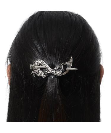 Norse Celtic Wedding Hair Accessories - Viking Dragon Hair Sticks Hairpin for Men and Women - Buy Online on GoSupps.com