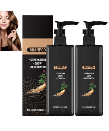 homomdy Anti-hair loss shampoo shampoo for hair growth and thickening for men and women nourishing repairing smoothing and strengthening (2 pcs)