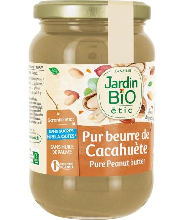 Jardin BiO tic - Pure Peanut Butter 350g (Packaging May Vary) - Buy Online on GoSupps.com