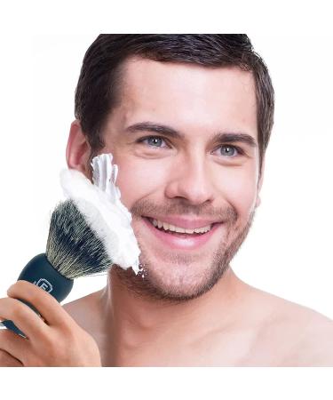 Echolly Luxury Shaving Brush for Men - High End Lather Brush with Smooth Rubber Handle - Perfect Father's Day Gift - 1.4 x 1.4 x 4.2 Inch - Buy Online on GoSupps.com