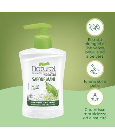  Winni's Winni's Natural Green Tea Liquid Soap 250 ml - Buy Online on GoSupps.com