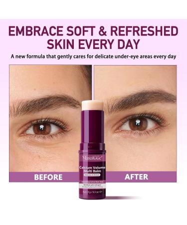 liiutry Calcium Multi Balm 2-Pack Intensive Repair Cream & Collagen Moisturizing Stick Anti-Aging Face Cream for Wrinkles Firming & Hydrating for Eyes Neck Face 9g - Buy Online on GoSupps.com