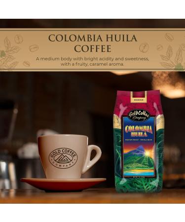 Colombia Huila Whole Bean 1lb - Pack of 4 - Buy Online on GoSupps.com
