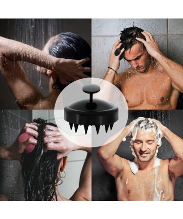 Scalp Massage Brush with Soft Silicone Bristles - Promote Hair Growth & Dandruff Removal - Sky Blue - Buy Online on GoSupps.com