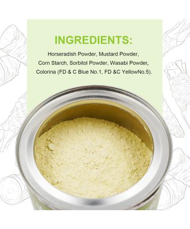 Premium Grade AAA Wasabi Powder 8oz for Sushi | Authentic Root Fresh Bulk | Green 8 Ounce - Soeos - Buy Online on GoSupps.com
