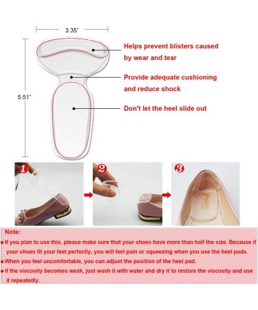 Buy Heel Cushions for Large Shoes | High Heel Inserts & Foot Care Pads | Pain Relief & Anti-Slip Shoe Pillows - Buy Online on GoSupps.com