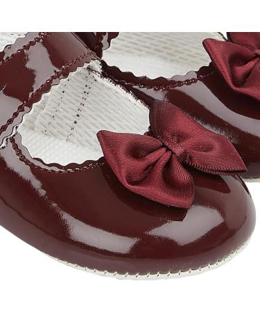 Baypods Baby Girls Soft Soled Pre Walker Shoes - Burgundy | Made in England - Buy Online on GoSupps.com