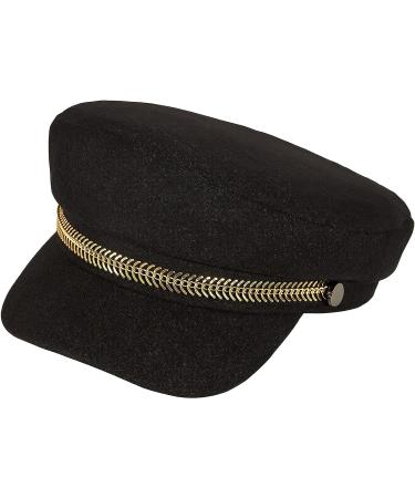 PanPacSight Women's Black Newsboy Sailor Hat - One Size - Buy Online on GoSupps.com