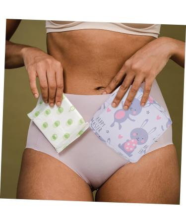 4pcs Menstrual Pad Storage Bag Set | Zip Lock Organizer Pouch for Women | Cotton Portable Travel Case | Pad Holder with Zipper - Buy Online on GoSupps.com