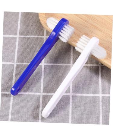 Beaupretty Double Head Toothbrush for Prostheses - 4 Pack Cleaning Brush for Artificial Teeth - Buy Online on GoSupps.com
