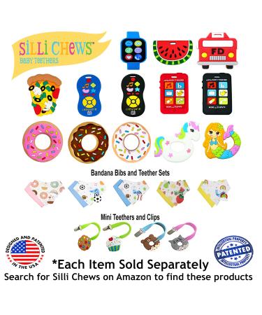 Silli Chews Fire Truck Teether - Infant Silicone Teething Toy - Buy Online on GoSupps.com