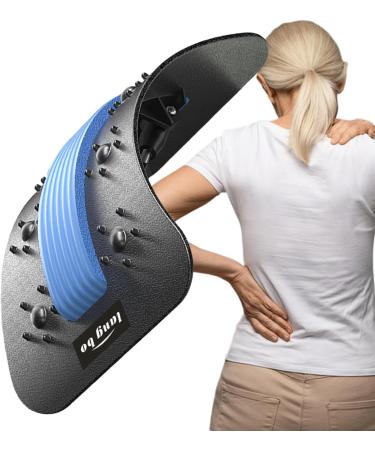 Adjustable Back Extension Pillow for Sciatica Relief | Durable Lower Back Stretcher & Stretching Board for Spine Support - International Shipping Available - Buy Online on GoSupps.com
