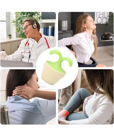 Buy Manual Massage Ball - Cute Flowerpot Scroll Roller for Neck Waist & Spine Relief - Ideal Mini Massager - Buy Online on GoSupps.com