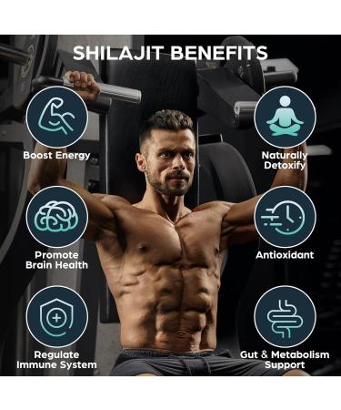 Gozitepe Shilajit High Potency Purified Himalayan Shilajit Resin with Fulvic Minerals & Humic Acids Vegan 2 Pack 1 Piece Pack of 2 - Buy Online on GoSupps.com