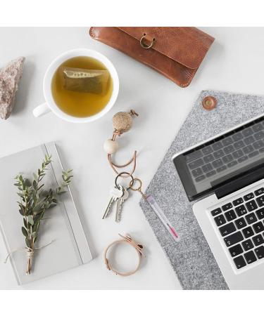 FOMIYES 10 Pcs Keychain Mascara Brush Mascarades for Women Diamond Mascara Wands with Tube Test Tube Crystal - Buy Online on GoSupps.com