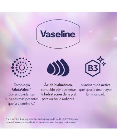 Vaseline Gluta-Hya Dewy Radiance Lotion Hydratante Serum Burst avec Antioxydants pour une Peau Douce et Radieuse 200 ml - Buy Online on GoSupps.com