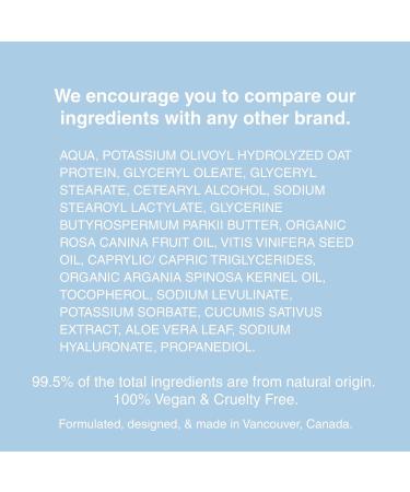 Fragrance-Free Face Moisturizer Cream for Sensitive Skin | Vegan Natural Skin Care with Shea Butter & Aloe Vera | 2.5 fl. oz (75 ml - Buy Online on GoSupps.com