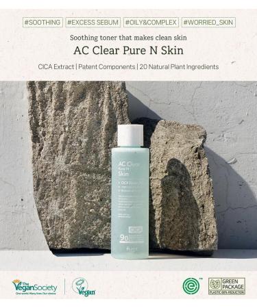 Buy The Plant Base AC Clear Pure N CICA Toner 180ml - Korean Skincare for Acne Care with 90% Centella Asiatica | Soothing Plant Extracts - Buy Online on GoSupps.com