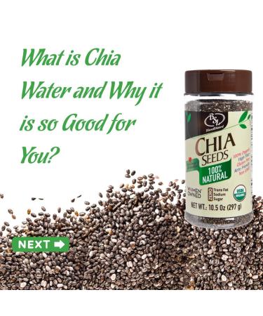Organic Raw Black Chia Seeds - Natural Omega 3 Superfood for Weight Loss | Antioxidant-Rich Whole Foods, Non GMO Gluten Free Vegan Keto Friendly (20.45 oz) - Buy Online on GoSupps.com