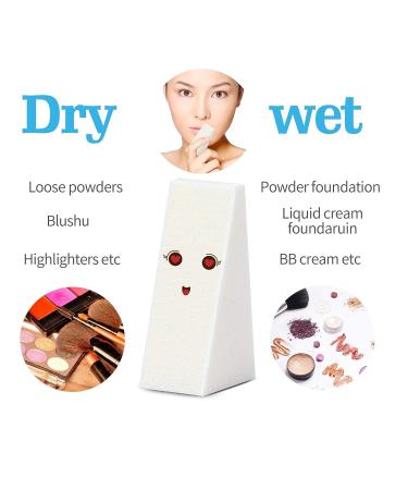 25pcs Cosmetic Puff Powder Puff Set - Makeup Wedge Foundation Sponge Blender for Beauty Women - Makeup Tools Accessories - Buy Online on GoSupps.com