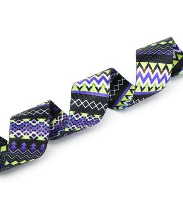 Suredoo Adjustable Dog Collar | Soft Nylon for Small & Medium Dogs | Tribal Violet | Comfort Fit for Puppies & Cats (S) - Buy Online on GoSupps.com