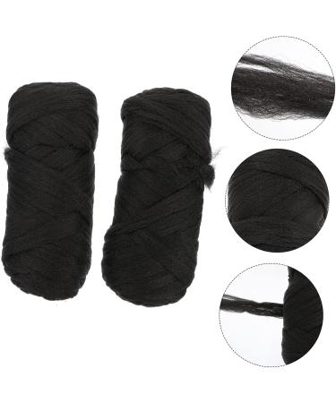 FOMIYES 4 Rolls Brazilian Wool Braid Color Wigs Colored Hair Extension Clips Synthetic Women Hair Pin Colorful Hair Clips Styling Hair Clips Long Wig Hair Piece Polypropylene Straight Hair - Buy Online on GoSupps.com