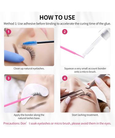 Fadlash Eyelash Bonder & Sealant - Long-lasting Lash Extension Glue Accelerator - Reduces Irritation Enhances Durability by 30% - Buy Online on GoSupps.com