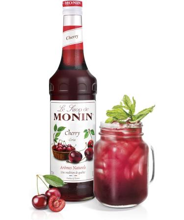 MONIN Premium Cherry Syrup 700ml - Perfect for Cocktails & Mocktails | Vegan & Allergen-Free with Natural Flavours - Buy Online on GoSupps.com