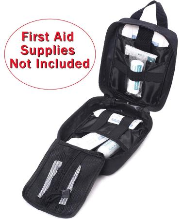Honestptner Molle Pouch - Durable 600D Nylon Tactical Medical Pouch (Black) - Rip-Away EMT First Aid Bag - Buy Online on GoSupps.com