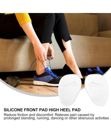 Holibanna 3 Pairs Gel Shoe Cushions | Thickened Forefoot Pads for High Heels & Arch Support | Comfort Foot Insoles for Kids & Adults - Buy Online on GoSupps.com