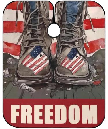 Buy US Flags Barber Cape - Professional Hair Cutting Cape Water Stain Resistant Anti-Static 56.7 66.9 Inch - Perfect for Salon & Home Hairdressing - Buy Online on GoSupps.com