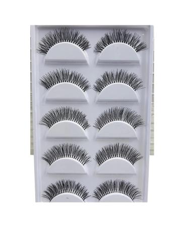 UAMOU 10/50 Boxes 37 Style 5 Pairs Natural 3D False Eyelashes Makeup Fake Eye Lashes Faux Cils Make Up Beauty Maquillaje Cheerfully (Color : 5Pairs A21 Size : 20 Boxes 100Pairs)