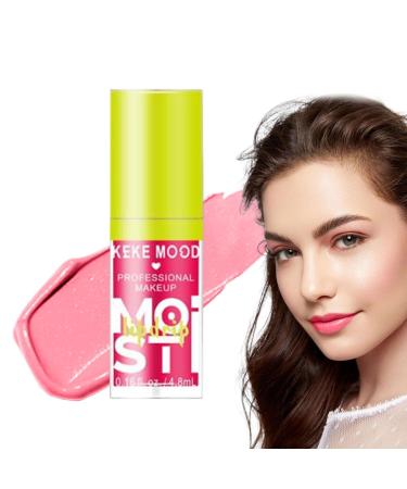 Linsition Lip oil - Moisturizing oil for glossy lips - For full sexy lips - High color payoff for work everyday life parties and dates