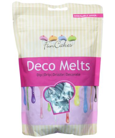 FunCakes Deko Melts -Light Blue Pack of 2 (2 x 250 g) Light Blue (Pack of 2)