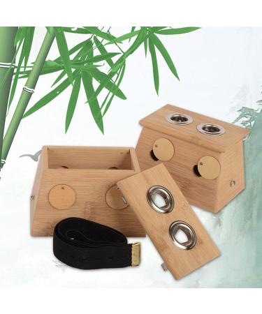 Buy Bamboo Moxa Box - Portable Burner & Moxa Roll Stick Holder for Massage | Universal Compatibility for 15-18 mm Moxa Rolls - Buy Online on GoSupps.com
