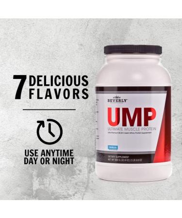 Beverly International UMP Vanilla Protein Powder - 2lb .8 oz. Whey-Casein Ratio for Lean Muscle. Easy to Digest, No Bloat - Buy Online on GoSupps.com