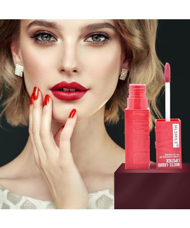 Matte Waterproof Lipstick & Smudge-Proof Glitter Gloss for Women - Long-Lasting Gifts for Birthdays & Romantic Evenings - Buy Online on GoSupps.com