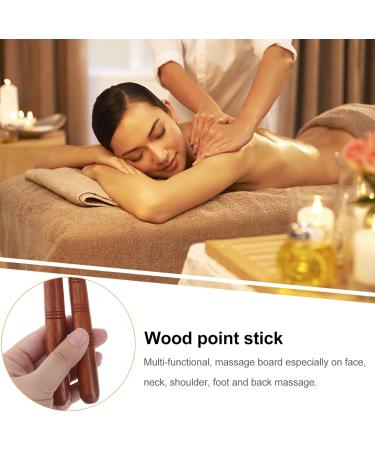 2-Piece Wooden Acupuncture Rod Set - Thai Foot Massage Device for Hand & Foot Relief - SCHABE Acupress Tool - Natural Wood Massage Mat - Buy Online on GoSupps.com
