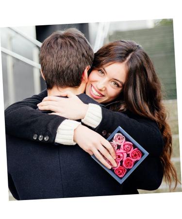 Beaupretty 4 Boxes Rose Box Mothers Day Mother s Day Rose Soap Rose Flower Gradient Rose Soap Bouquet Simulation Rose Soap Romantic Square Flower Box Soap Flower - Buy Online on GoSupps.com