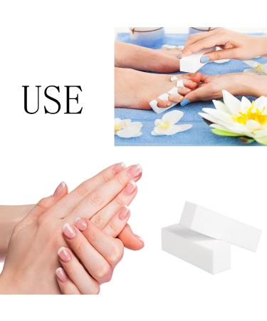 12 Piece Nail Buffer Blocks White Buffer Sanding Block Professional Nail Files Nail Buffer Manicure Pedicure Tools for Home and Salon Use Shaping and Buffing Nail Manicure Care - Buy Online on GoSupps.com