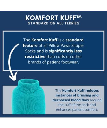 Bariatric Royal Blue Slipper Socks - Pack of 2 | Comfy and Non-Slip - Buy Online on GoSupps.com