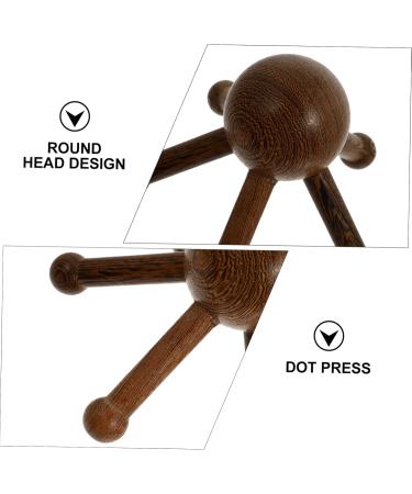 Gleavi 4-Piece Massage Device Set - Five Claws Scalp Massager & Trigger Point Brush for Deep Relaxation | Wenge Handy Tools - Buy Online on GoSupps.com