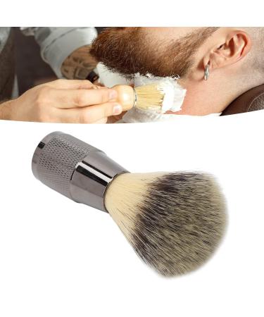 Beard Hair Shaving Brush - Lightweight Synthetic Bristles & Stylish Handle for Home Salon | International Shipping - Buy Online on GoSupps.com