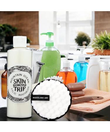 Skin Trip Coconut Moisturizer 8 Oz | Deep Hydration Body Lotion & Reusable Makeup Pads Pack of 3 - Versatile Skin Moisturizer for All Skin Types - Buy Online on GoSupps.com