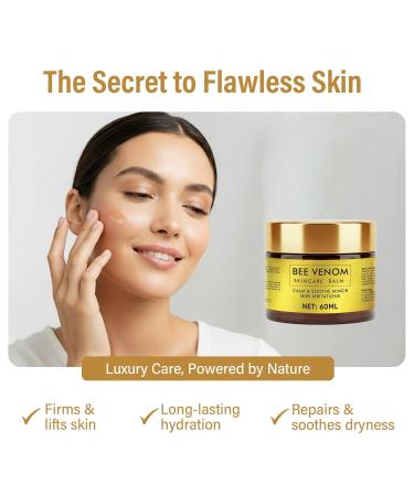 Bee Venom Skin Treatment Cream Natural Face Lifting and Firming Reduces Skin Blemishes Gentle and Non-Irritating for All Skin Types 60ml 2 Ounce (Pack of 1) - Buy Online on GoSupps.com