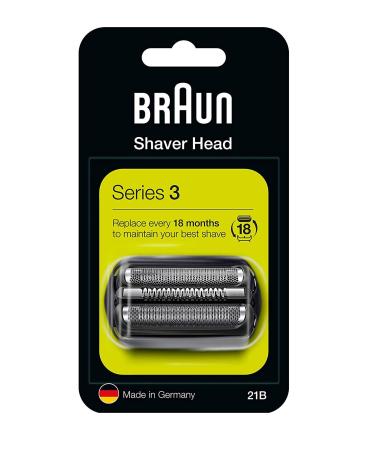 Braun Replacement for 21B Razor Razors Series 3 Black