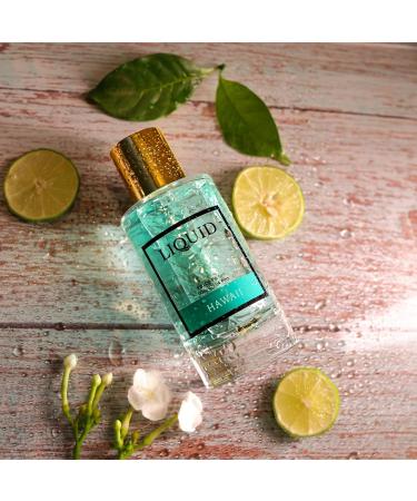LIQUID Hawaii Luxury Eau de Parfum EDP for Men - 90ml Long Lasting | Premium Gift Perfume | White floral & Jasmine Fragrance | Perfect for Special Occasions | Scent Inspired by Hawaii | Gift for Him - Buy Online on GoSupps.com