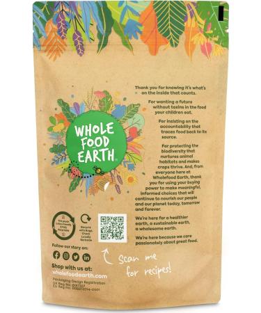 Wholefood Earth Flocons de Seigle Sans OGM - V gan Riche en Fibres 1 kg - Buy Online on GoSupps.com